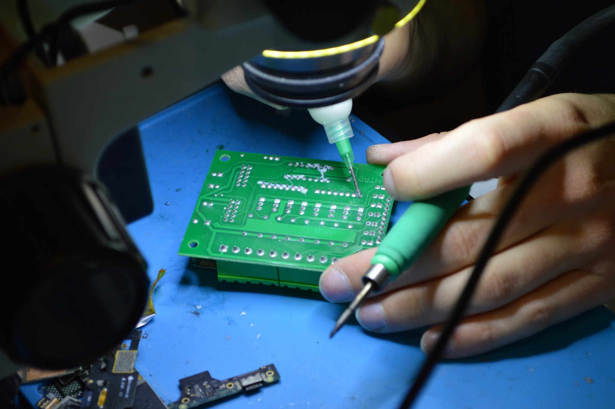 Micro soudure microscope